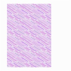 Silly Stripes Lilac Small Garden Flag (two Sides) by snowwhitegirl