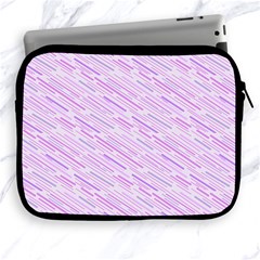 Silly Stripes Lilac Apple Ipad 2/3/4 Zipper Cases by snowwhitegirl