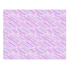 Silly Stripes Lilac Double Sided Flano Blanket (large)  by snowwhitegirl