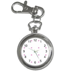 Pink Dots Key Chain Watches