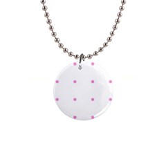 Pink Dots Button Necklaces by snowwhitegirl