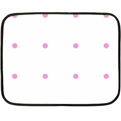 Pink Dots Fleece Blanket (Mini)