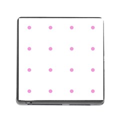 Pink Dots Memory Card Reader (Square 5 Slot)