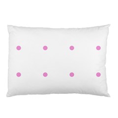 Pink Dots Pillow Case (two Sides) by snowwhitegirl