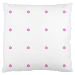 Pink Dots Standard Flano Cushion Case (Two Sides)