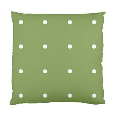 Olive Dots Standard Cushion Case (one Side) by snowwhitegirl