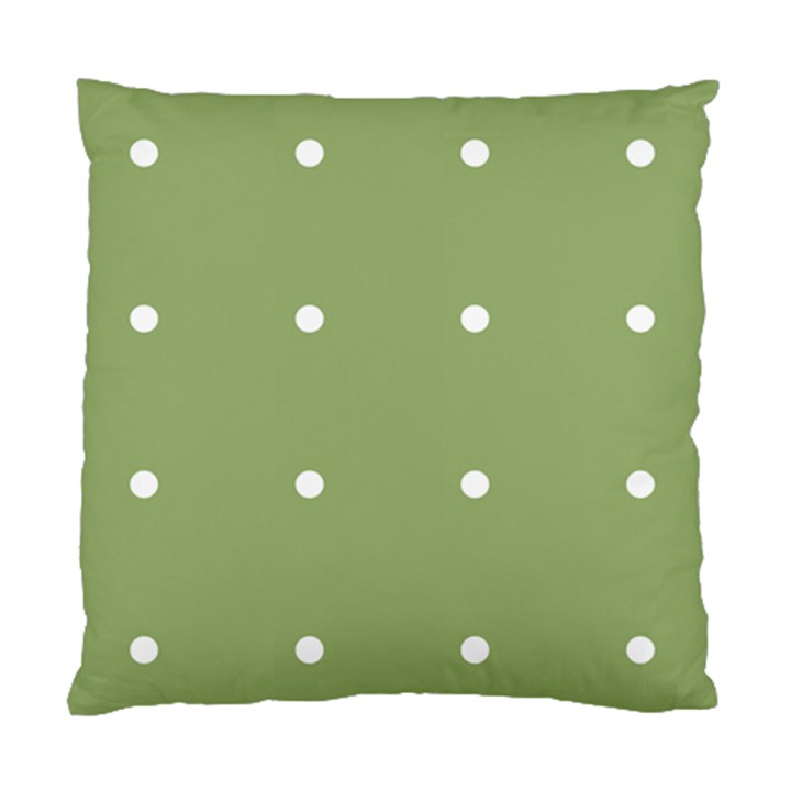 Olive Dots Standard Cushion Case (One Side)