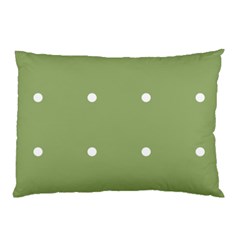 Olive Dots Pillow Case (two Sides) by snowwhitegirl