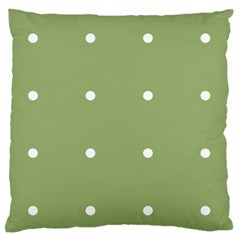 Olive Dots Standard Flano Cushion Case (two Sides) by snowwhitegirl