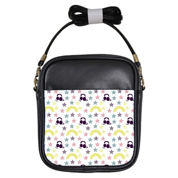 Music Stars Girls Sling Bags