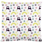 Music Stars Large Cushion Case (Two Sides) Front