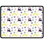 Music Stars Double Sided Fleece Blanket (Large)  80 x60  Blanket Front