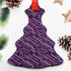 Silly Stripes Ornament (christmas Tree)  by snowwhitegirl