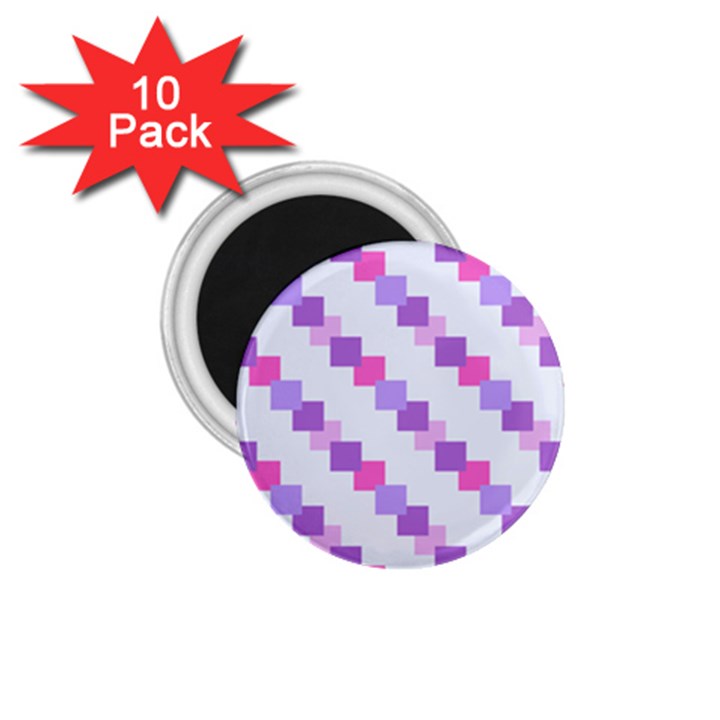 Geometric Squares 1.75  Magnets (10 pack) 