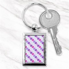 Geometric Squares Key Chains (rectangle)  by snowwhitegirl