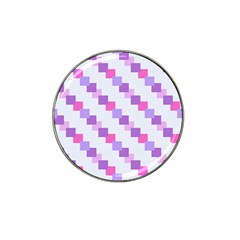 Geometric Squares Hat Clip Ball Marker (4 Pack) by snowwhitegirl