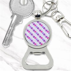 Geometric Squares Bottle Opener Key Chains by snowwhitegirl