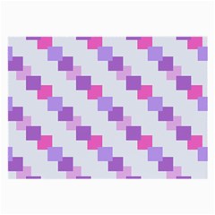 Geometric Squares Large Glasses Cloth (2-side) by snowwhitegirl