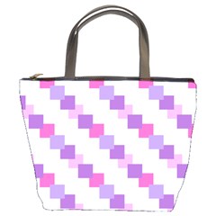 Geometric Squares Bucket Bags by snowwhitegirl