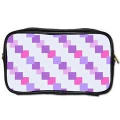 Geometric Squares Toiletries Bags by snowwhitegirl