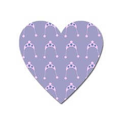 Pink Hat Heart Magnet by snowwhitegirl