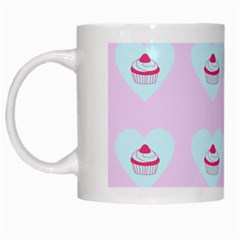 Pink Cupcake White Mugs by snowwhitegirl