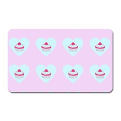 Pink Cupcake Magnet (rectangular) by snowwhitegirl