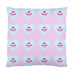 Pink Cupcake Standard Cushion Case (Two Sides) Front