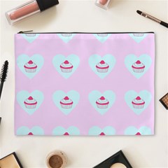 Pink Cupcake Cosmetic Bag (xl) by snowwhitegirl