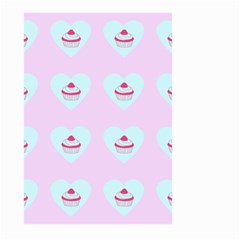 Pink Cupcake Large Garden Flag (two Sides) by snowwhitegirl