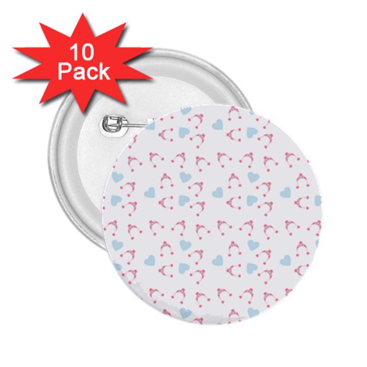 Pink Hats 2.25  Buttons (10 pack) 