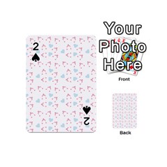 Pink Hats Playing Cards 54 (mini)  by snowwhitegirl