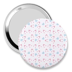 Pink Hats 3  Handbag Mirrors by snowwhitegirl