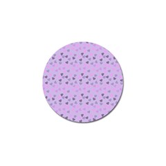 Heart Drops Violet Golf Ball Marker by snowwhitegirl