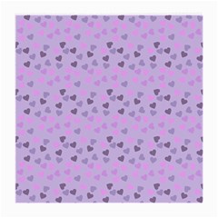 Heart Drops Violet Medium Glasses Cloth by snowwhitegirl