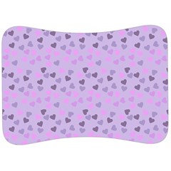 Heart Drops Violet Velour Seat Head Rest Cushion by snowwhitegirl