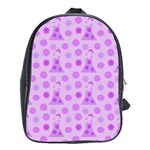 Purple Dress School Bag (Large) Front