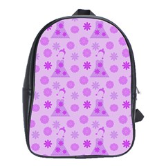 Purple Dress School Bag (xl) by snowwhitegirl