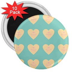 Teal Cupcakes 3  Magnets (10 Pack)  by snowwhitegirl