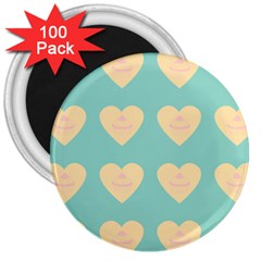 Teal Cupcakes 3  Magnets (100 Pack) by snowwhitegirl