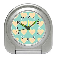 Teal Cupcakes Travel Alarm Clock by snowwhitegirl