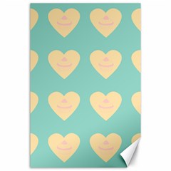 Teal Cupcakes Canvas 24  X 36  by snowwhitegirl