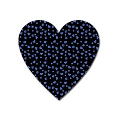 Blue Hearts Heart Magnet by snowwhitegirl