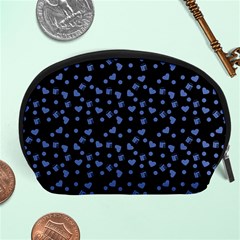 Blue Hearts Accessory Pouches (large)  by snowwhitegirl