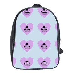 Blue Cupcake School Bag (xl) by snowwhitegirl