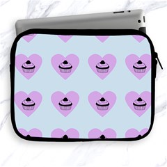 Blue Cupcake Apple Ipad 2/3/4 Zipper Cases by snowwhitegirl