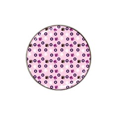 Pink Donuts Hat Clip Ball Marker (10 Pack)