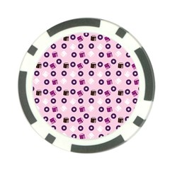 Pink Donuts Poker Chip Card Guard by snowwhitegirl