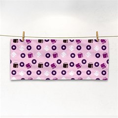 Pink Donuts Hand Towel