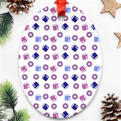 Milk And Donuts Ornament (oval) by snowwhitegirl